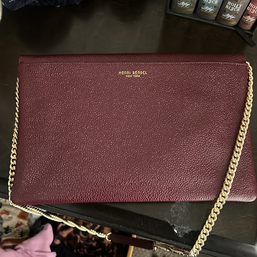 Henri Bendel red pebble leather crossbody - Picture 10 of 10